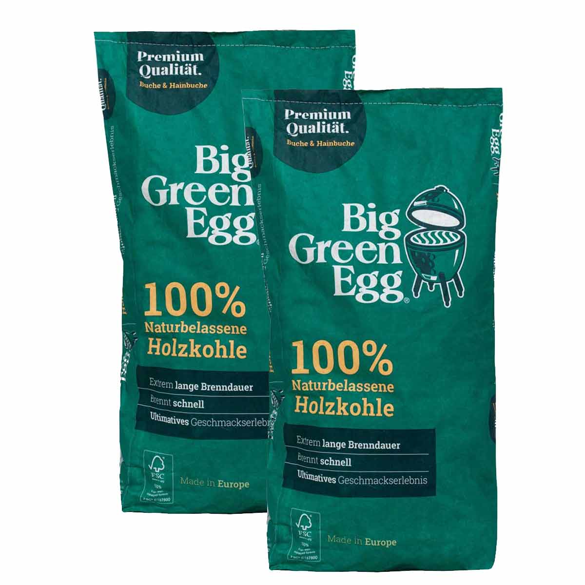 Big Green Egg Holzkohle | 2 x 9 kg