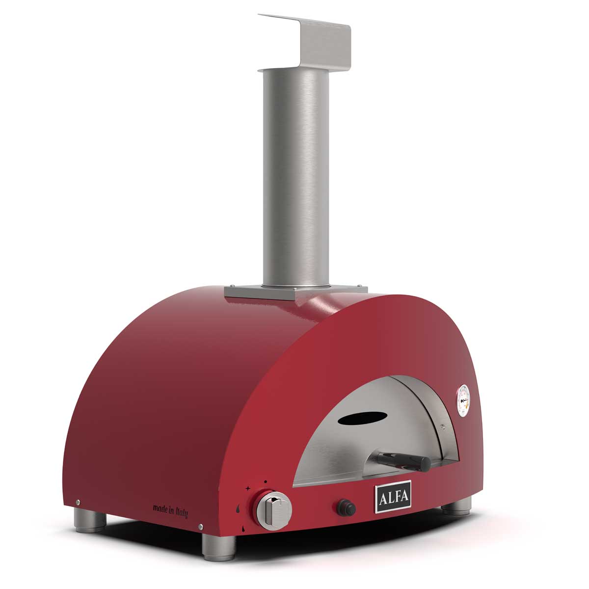 Alfa Forni Gas Pizzaofen Moderno | 1 Pizza | Antikrot | Hybrid