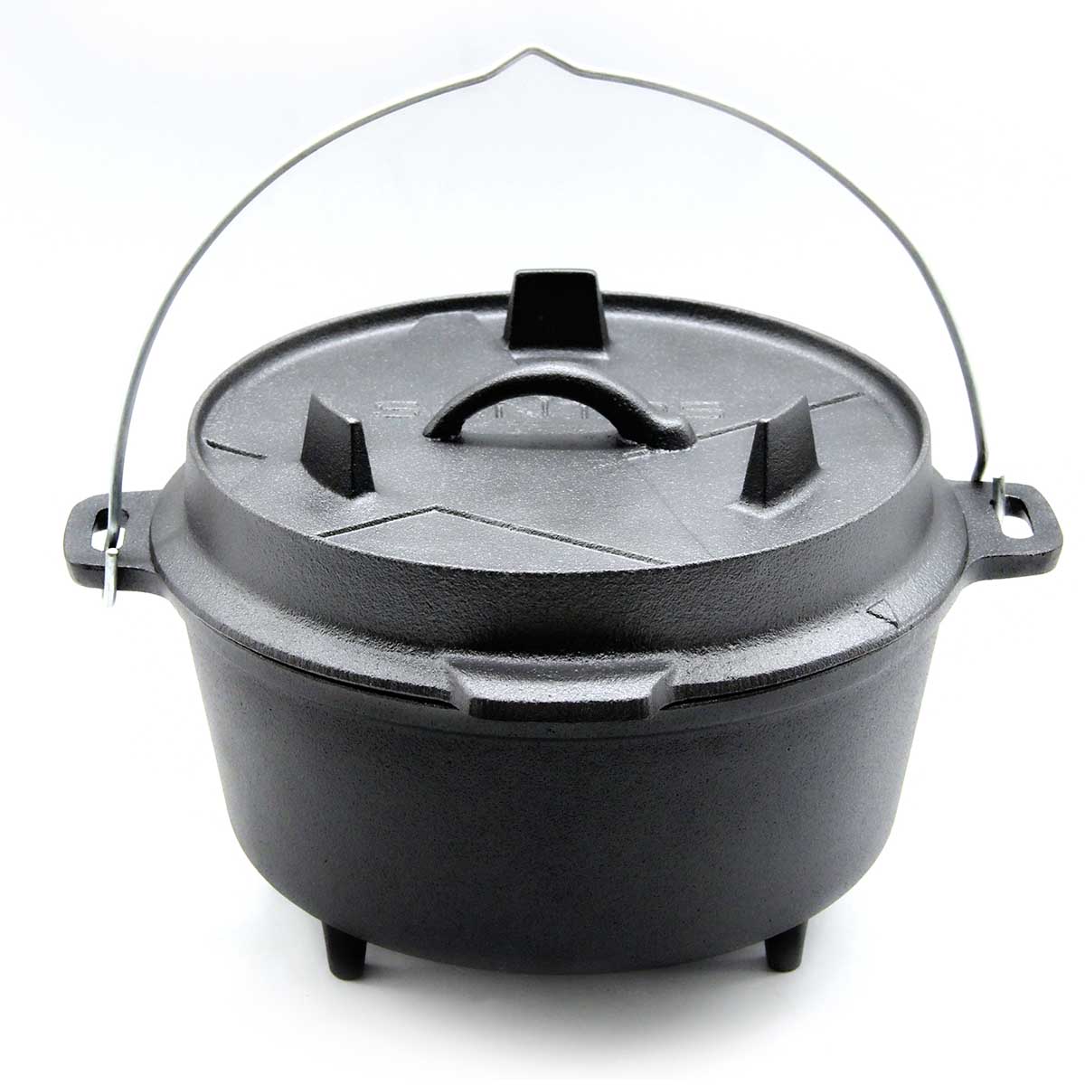 SANTOS Dutch Oven ca. 4 Liter (4,5 Qt) mit Füßen SANTOS Dutch Oven ca. 4 Liter (4,5 Qt) mit Füßen