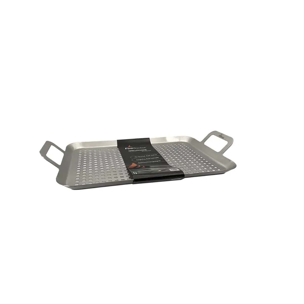 FireRocket Grillkorb aus Edelstahl, 33 x 22,4 cm