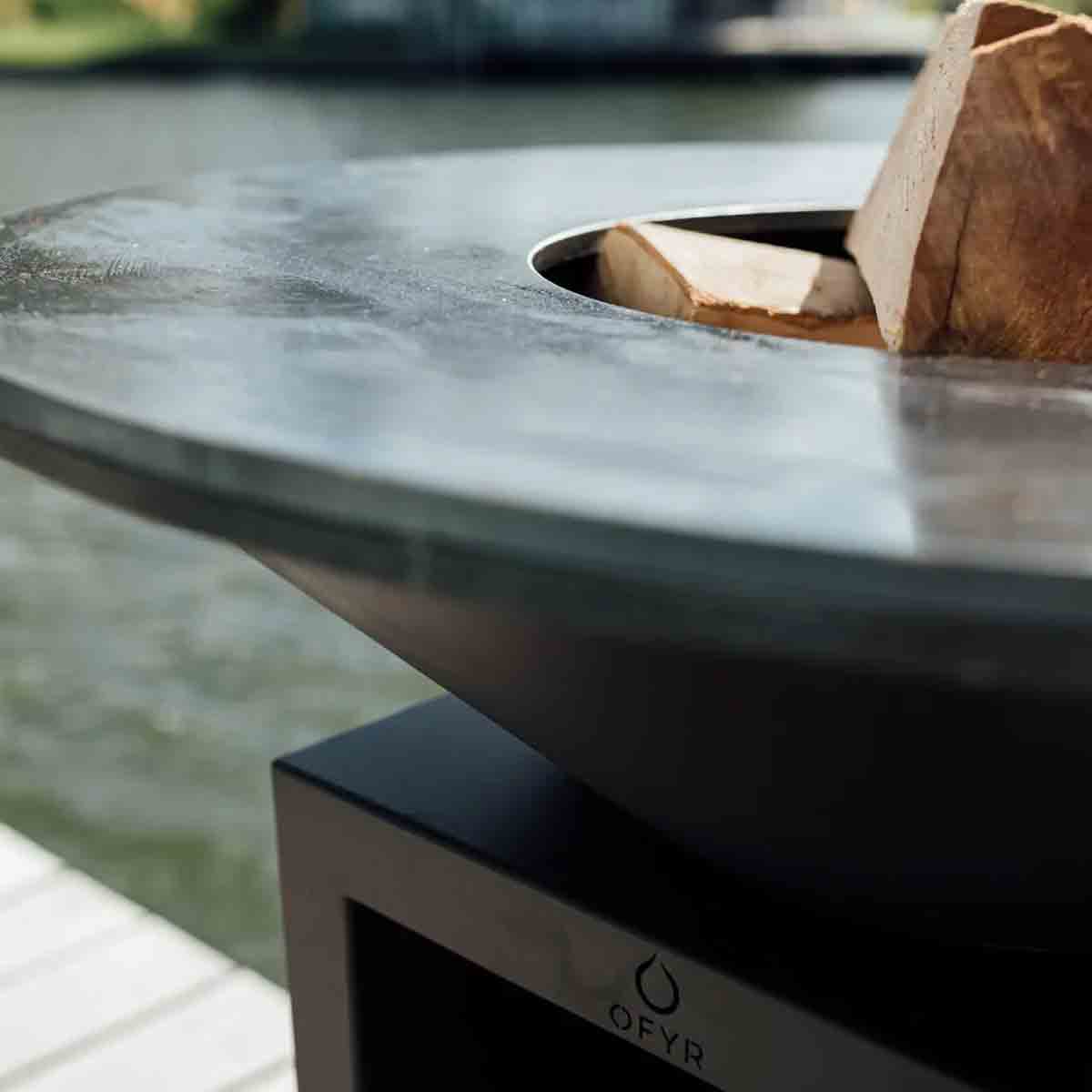 OFYR Feuerplatte Classic+ Storage 85, Black