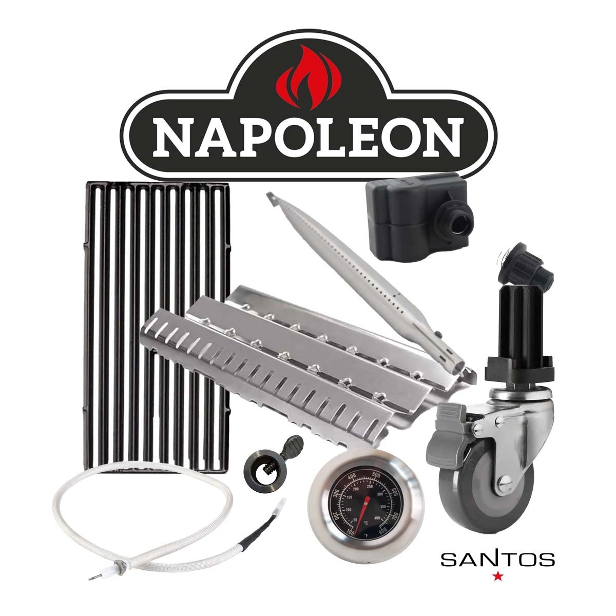 Napoleon Set 4 Brenner  für Rogue 525 | Prestige | PRO | 500 | Freestyle 425