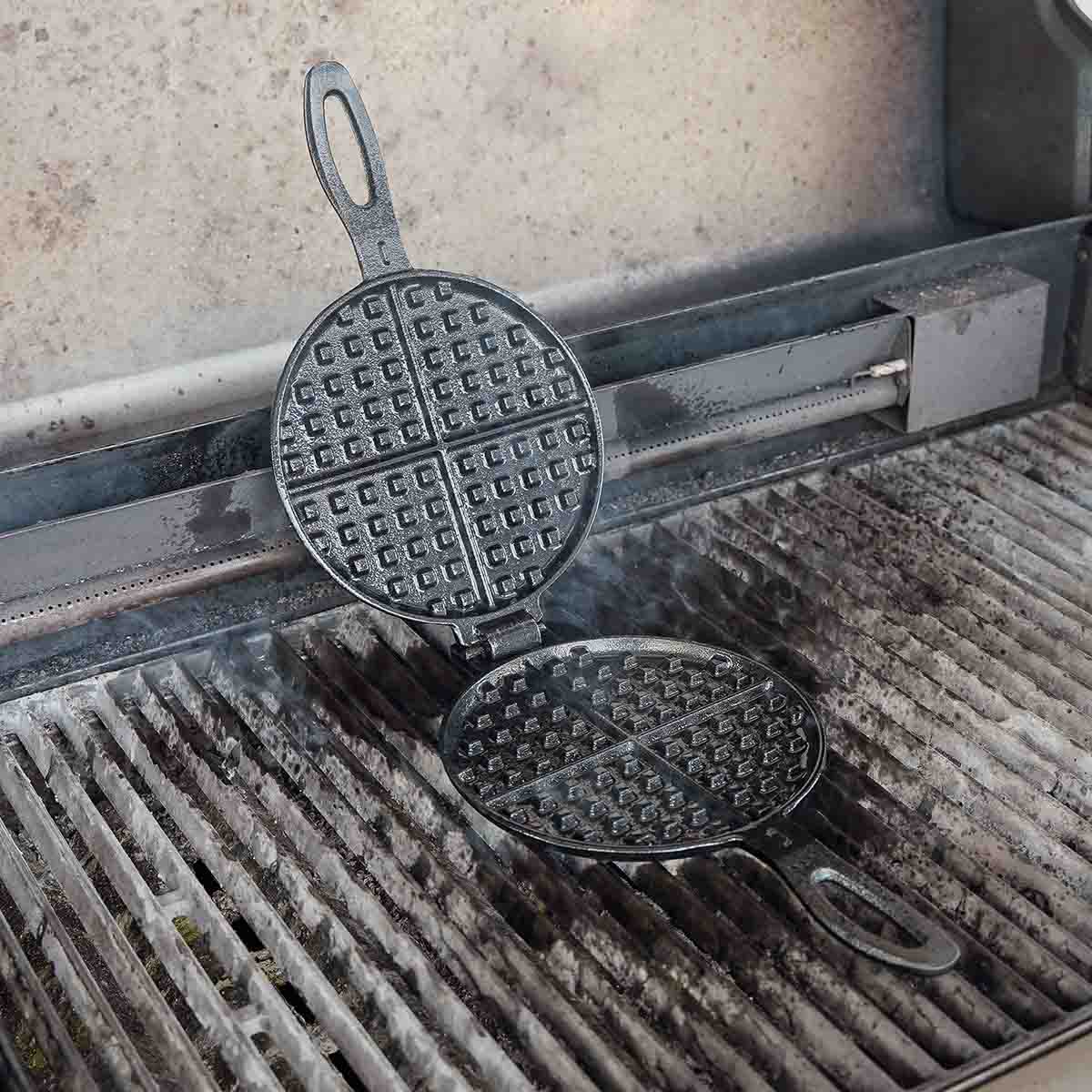 SANTOS Waffeleisen aus Gusseisen Ø 16,5 cm