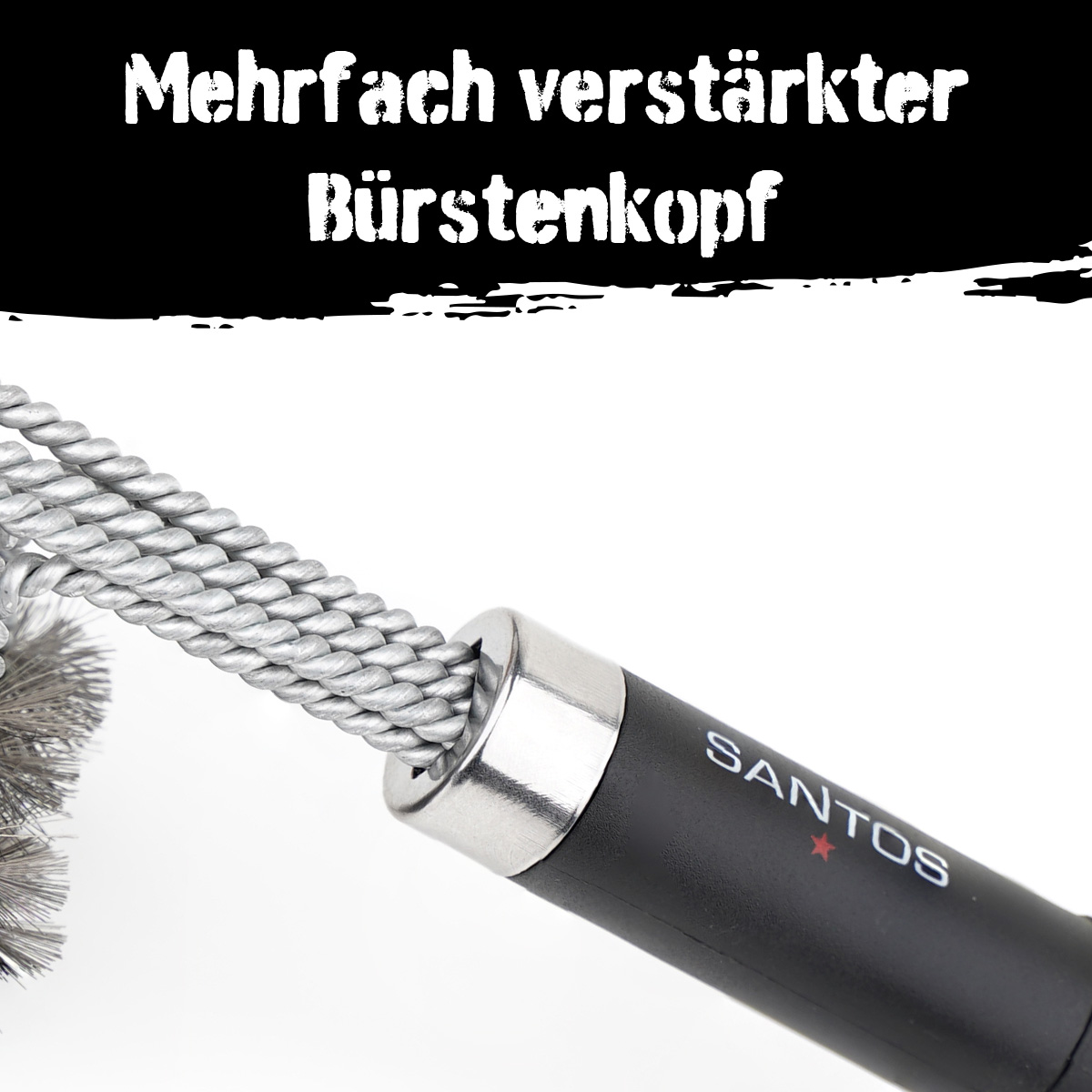 SANTOS Bürstenkopf | zum Austausch bei SANTOS Grillbürste 968441