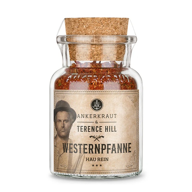 Westernpfanne (Terence Hill), 100g im Korkenglas