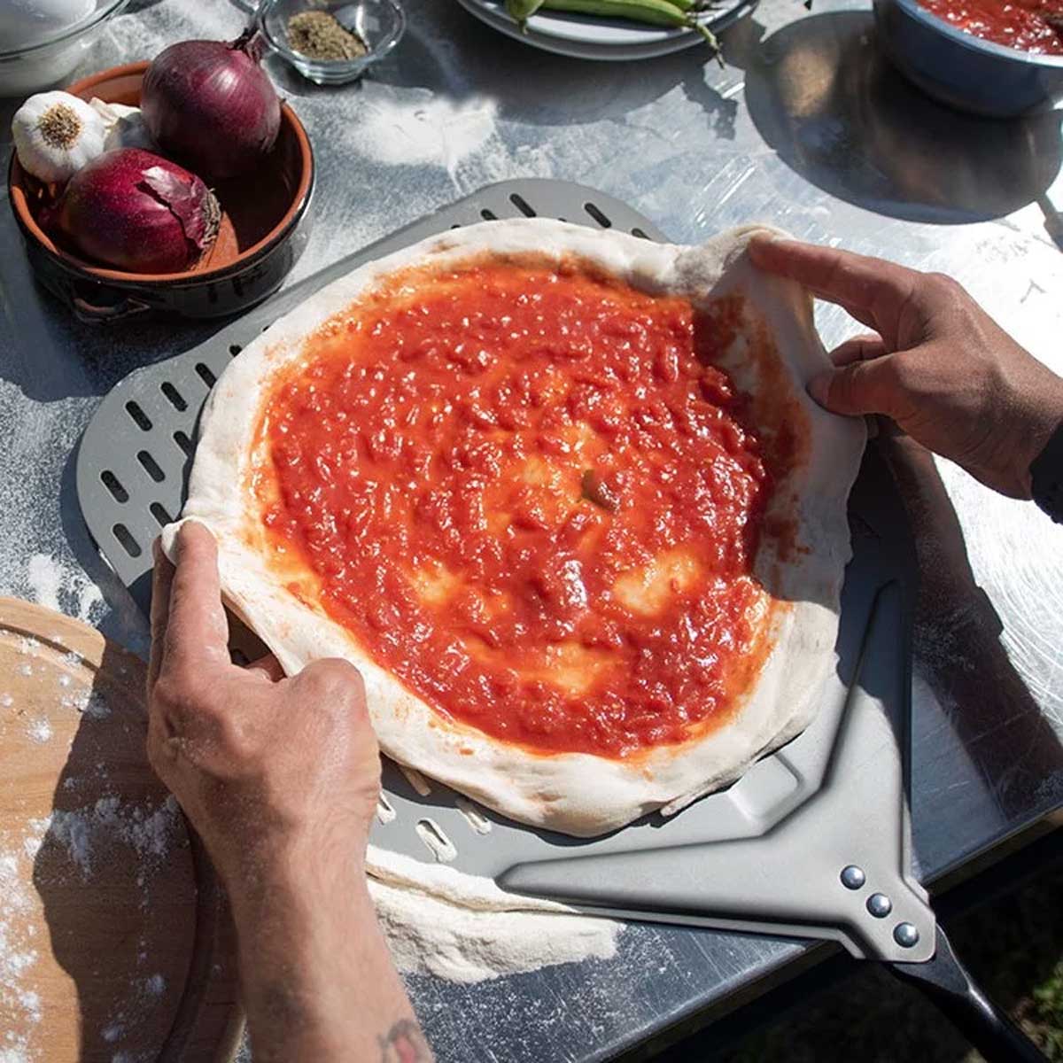 Alfa Forni Pizzaschaufel-Set Medium, 95 cm, 2-teilig Alfa Forni Pizzaschaufel-Set Medium, 95 cm, 2-teilig