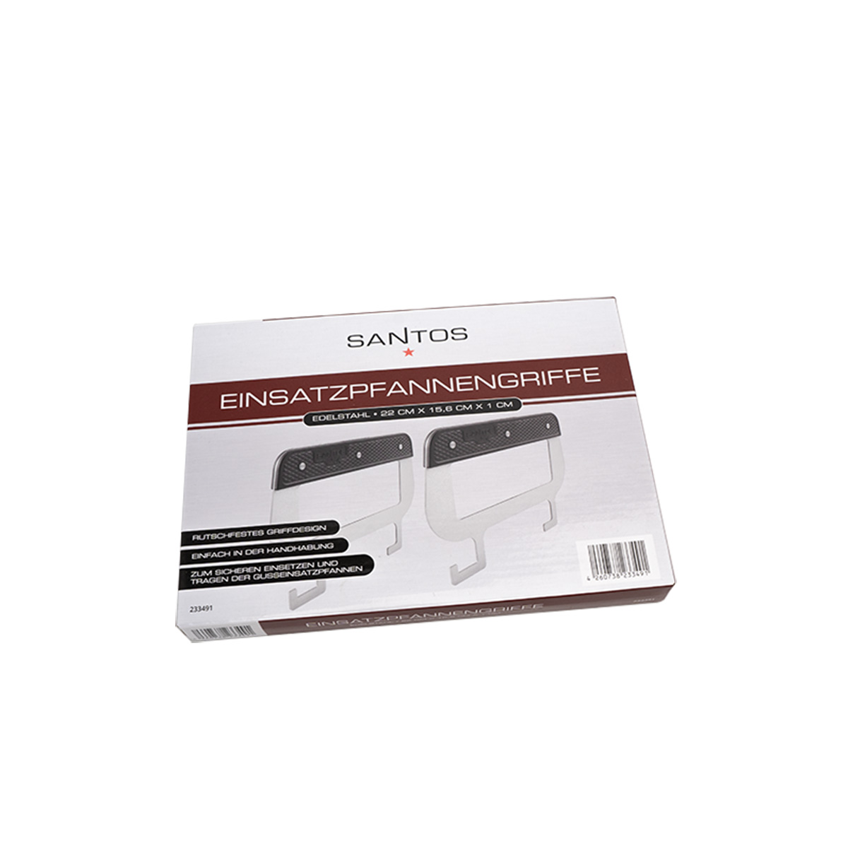SANTOS Griffe für Einsatzpfanne SANTOS Griffe für Einsatzpfanne