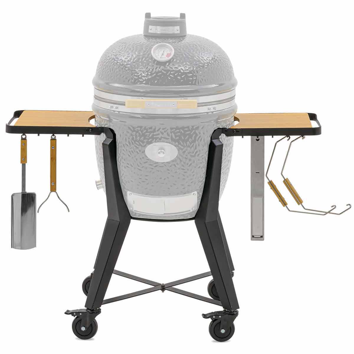 Monolith Gestell mit Seitentischen für den Two.55 Keramikgrill
