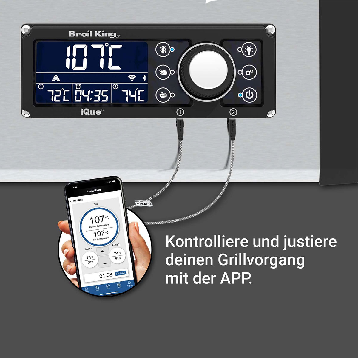 Broil King Imperial QS 590 IR Built-In mit iQue Steuereinheit Broil King Imperial QS 590 IR Built-In mit iQue Steuereinheit