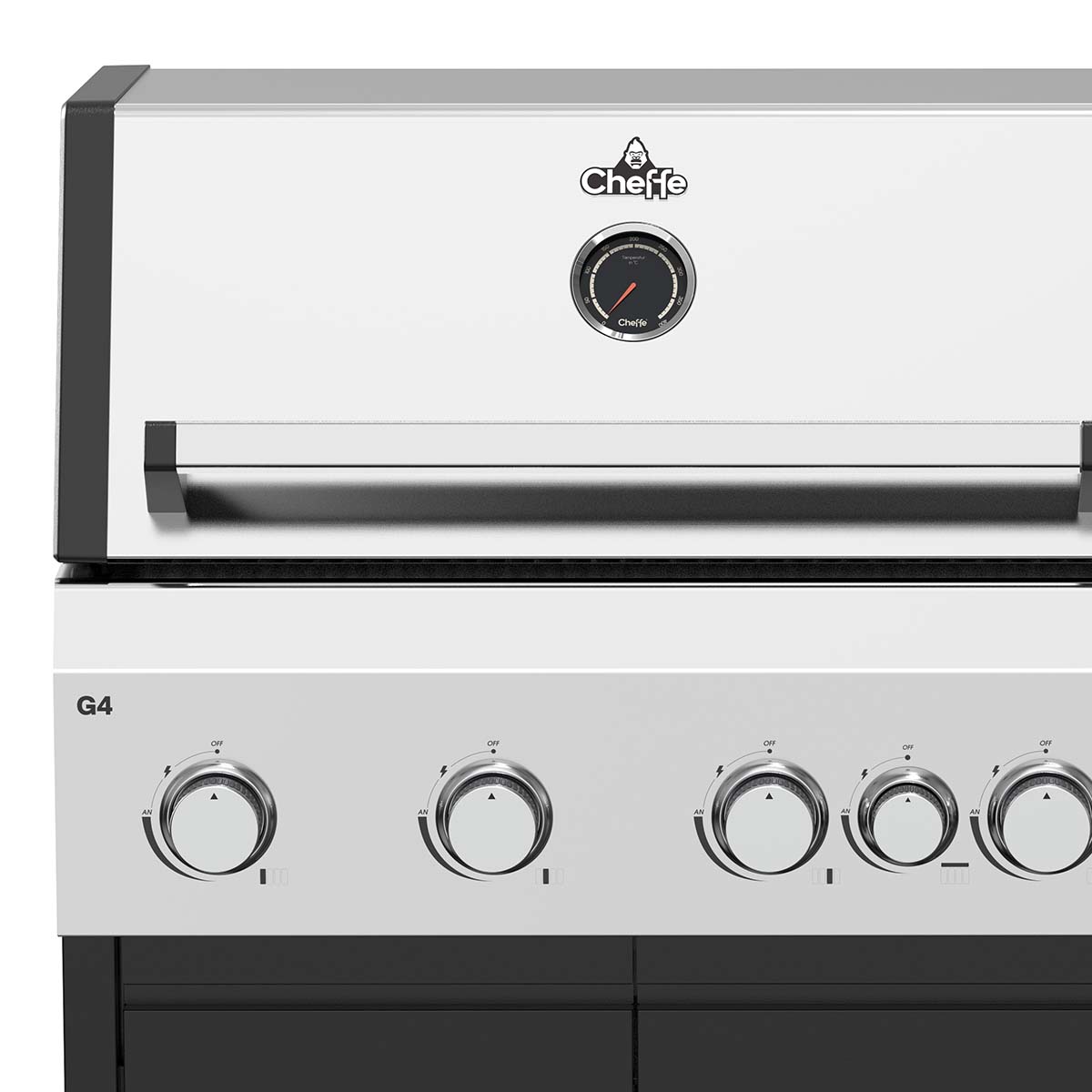 Cheffe G4 Modular-Grill XL200 – Base + M80 Storage + M40 Sizzle