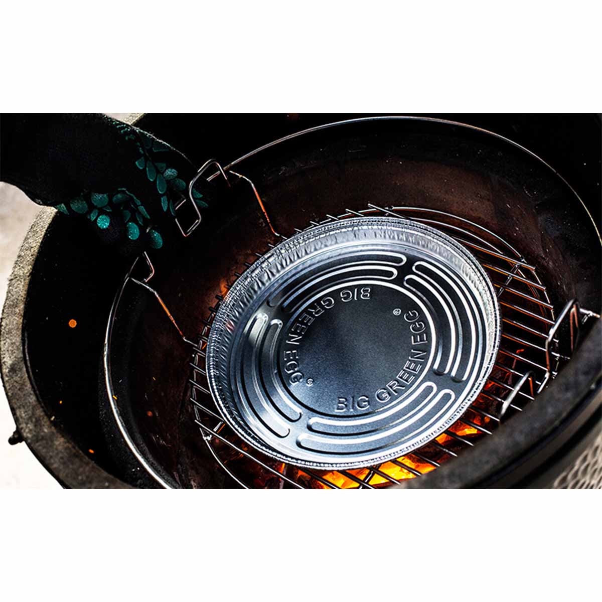 Big Green Egg Aluminium Einweg-Auffangschale, M, S, MX Big Green Egg Aluminium Einweg-Auffangschale, M, S, MX