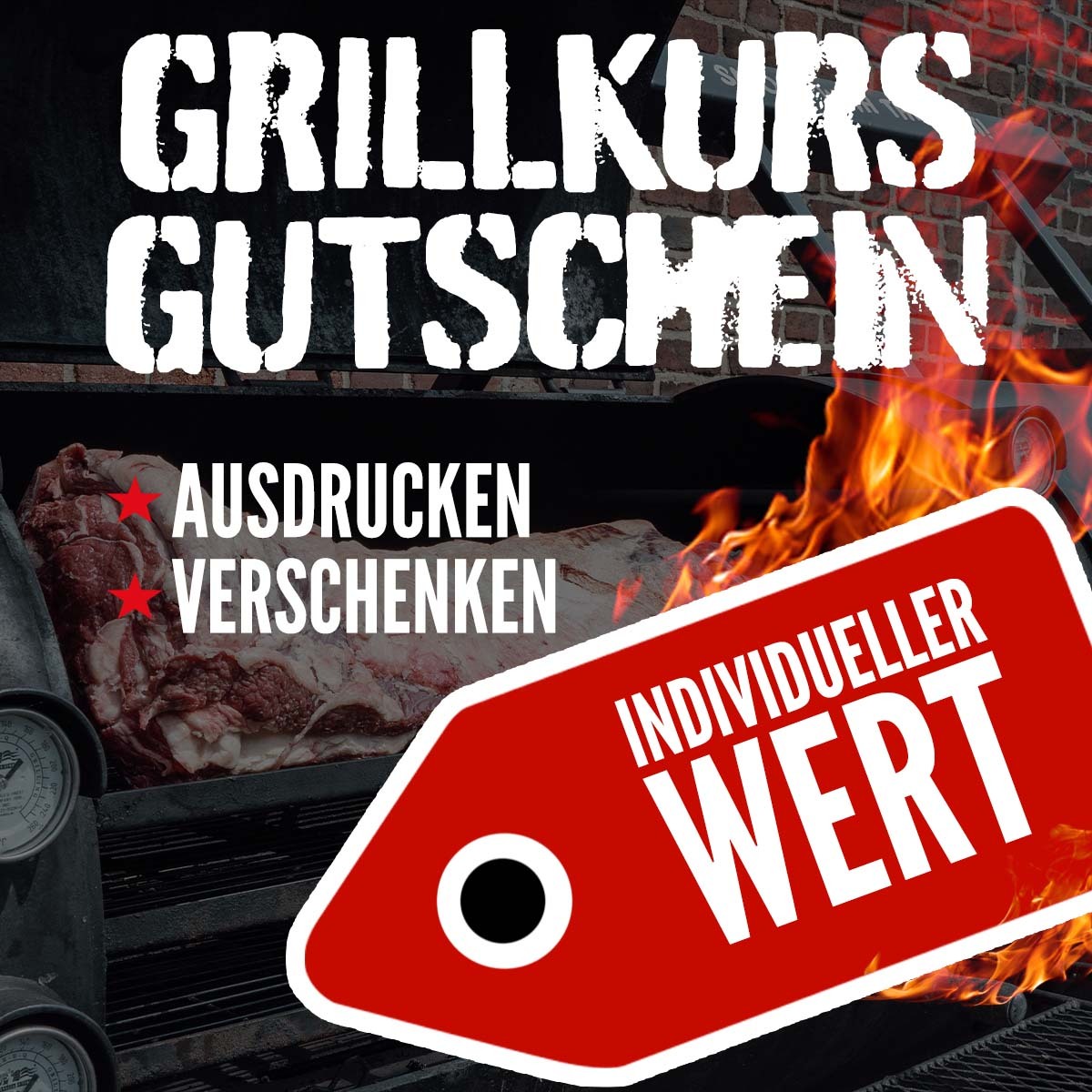 Gutschein für ein Grillseminar (Individueller Wert) (PDF)