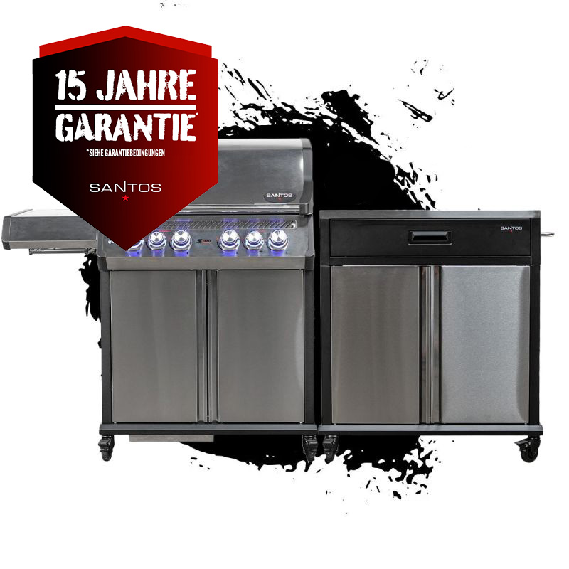 SANTOS S-418 Pro Außenküche | S-418 Pro & BBQ Cart Pro SANTOS S-418 Pro Außenküche | S-418 Pro & BBQ Cart Pro