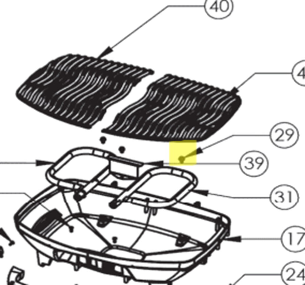 Napoleon Schraube 1/4-20 x 3/8” TRAVELQ, LEX, PRESTIGE (PRO) Napoleon Schraube 1/4-20 x 3/8” TRAVELQ, LEX, PRESTIGE (PRO)