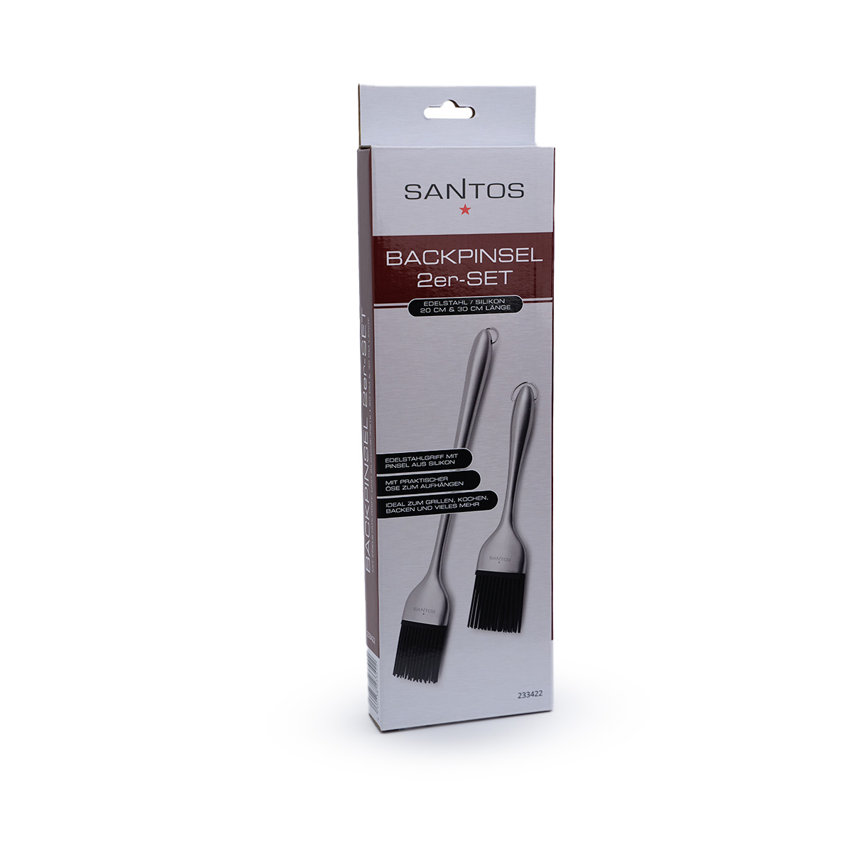 SANTOS Silikon Grillpinsel, 2er-Set SANTOS Silikon Grillpinsel, 2er-Set