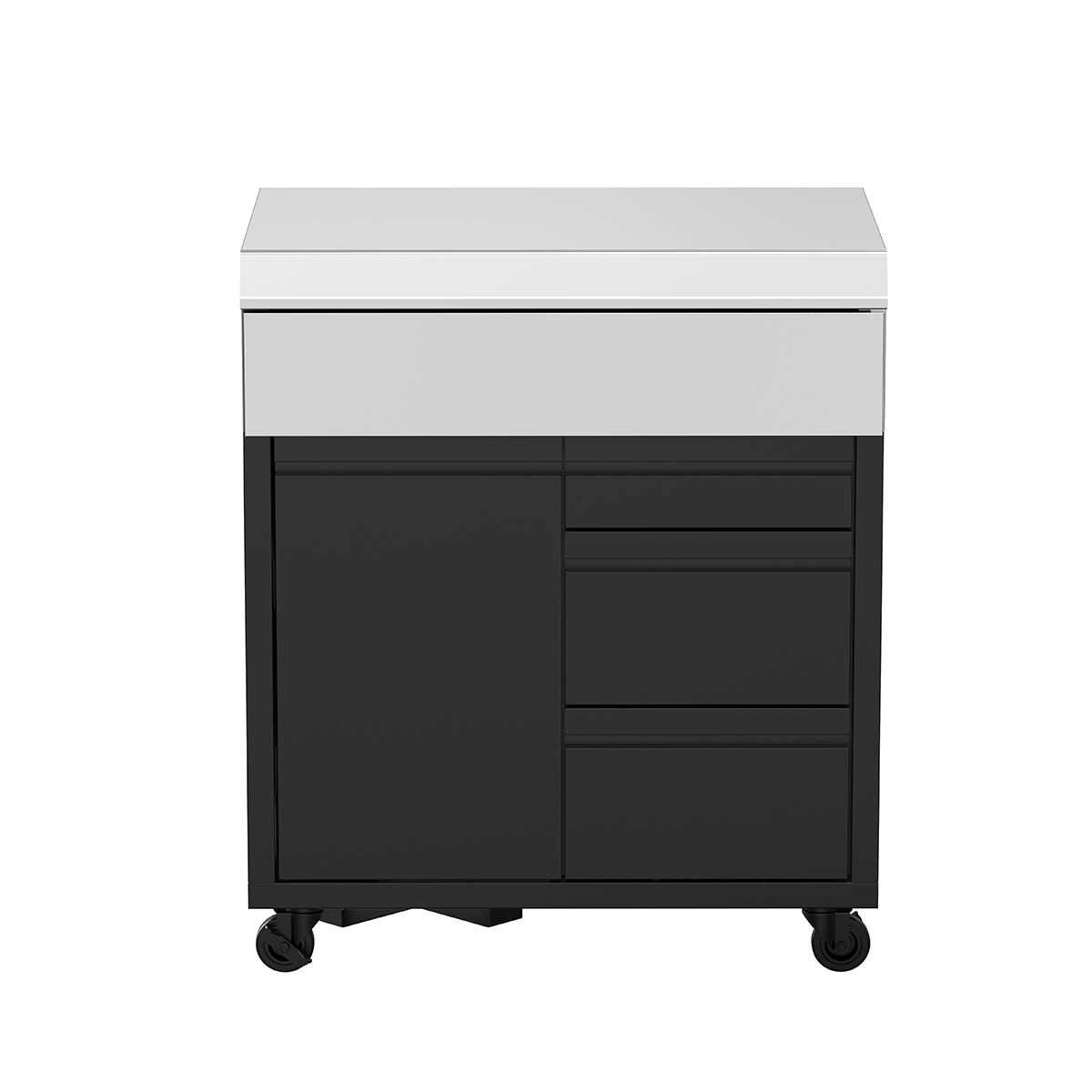 Cheffe Outdoorküche XXL280 | G4 Gasgrill | XL Infrarotbrenner Einzelmodul | Kochfeld Einzelmodul | Stauraum Doppel- & Einzelmodul 