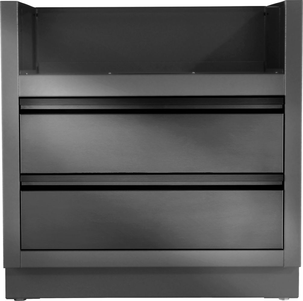 Grill-Einbauschrank BIPRO500 mattschwarz