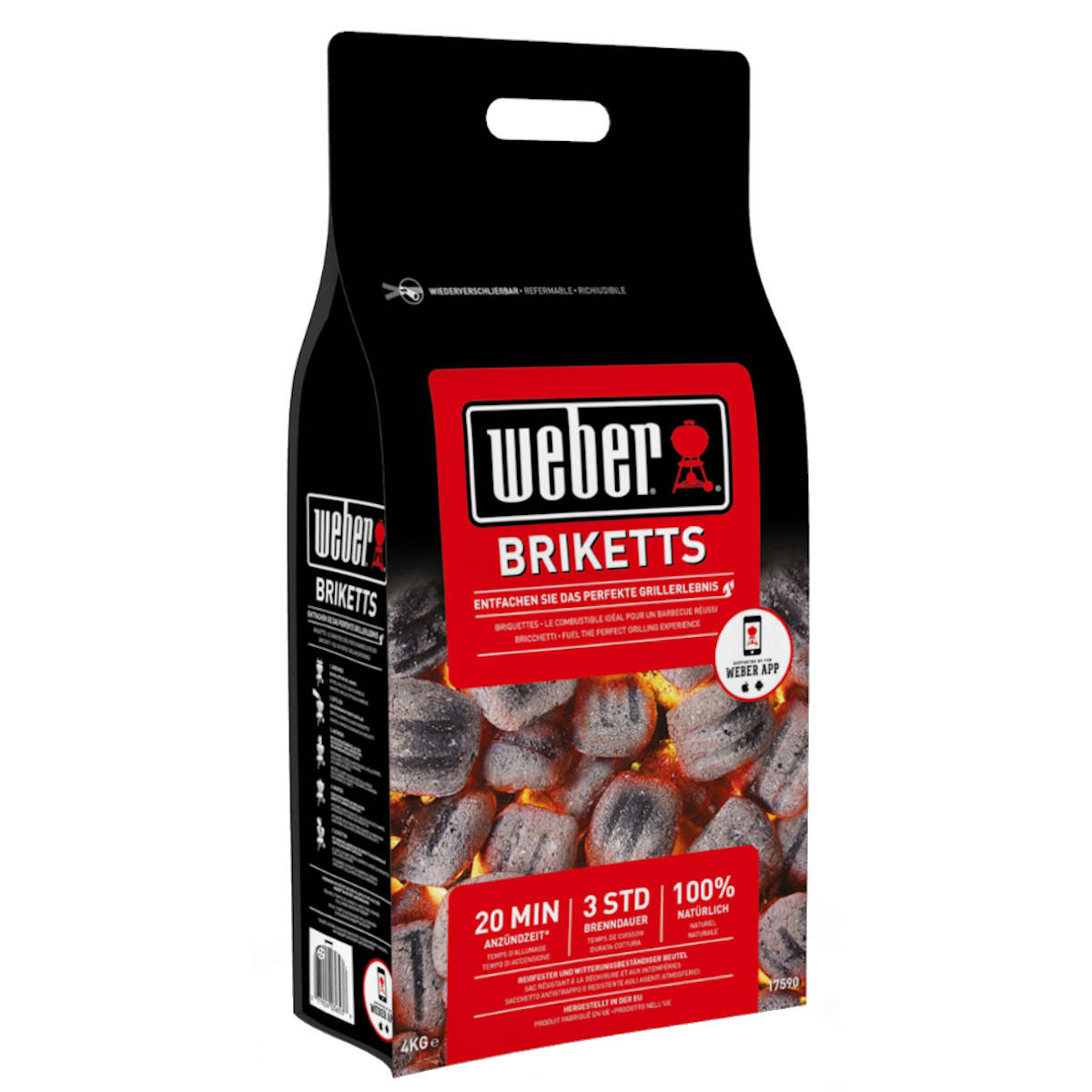 Weber Brikett, 4 kg Weber Brikett, 4 kg