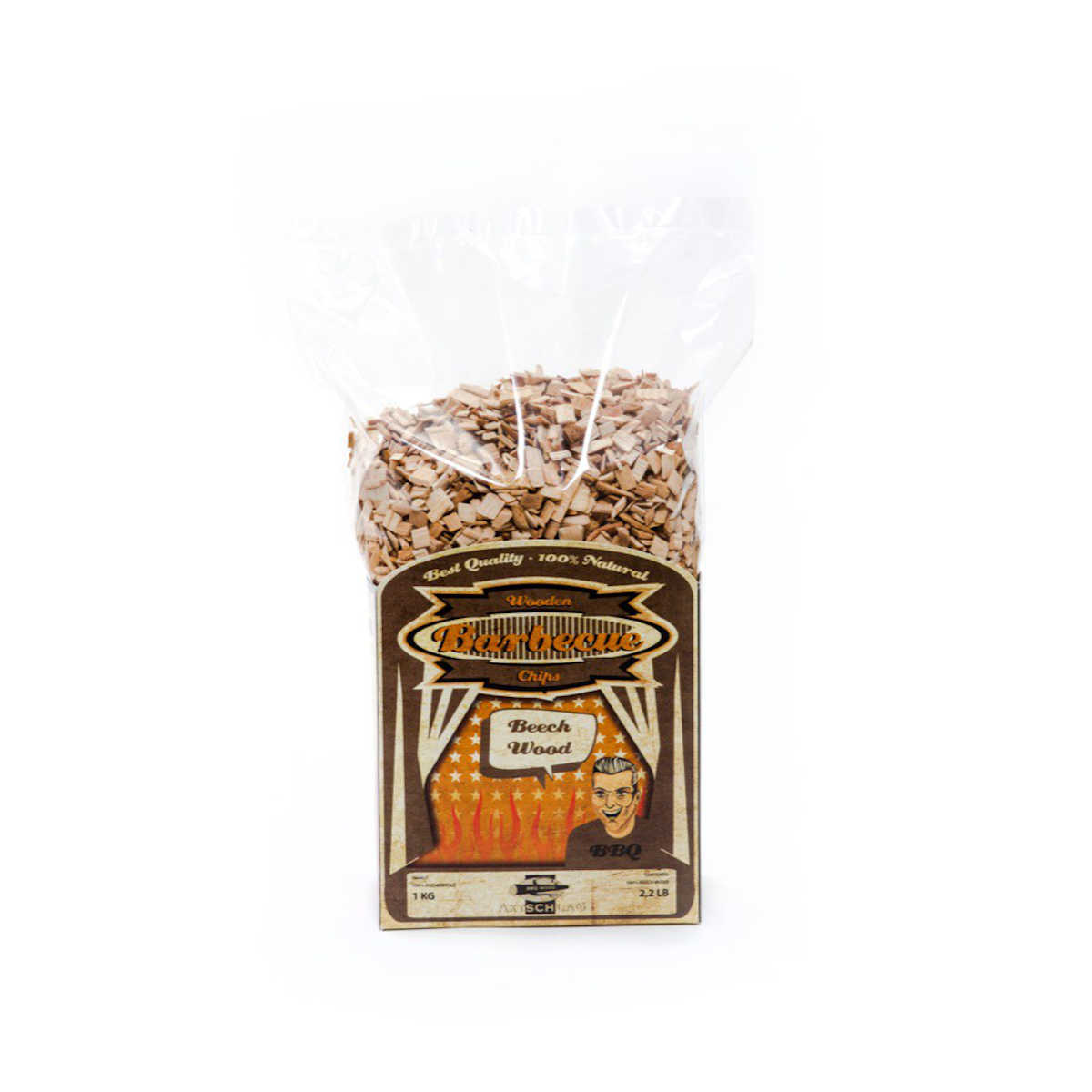 Axtschlag Wood Smoking Chips Buche, 1 kg Axtschlag Wood Smoking Chips Buche, 1 kg