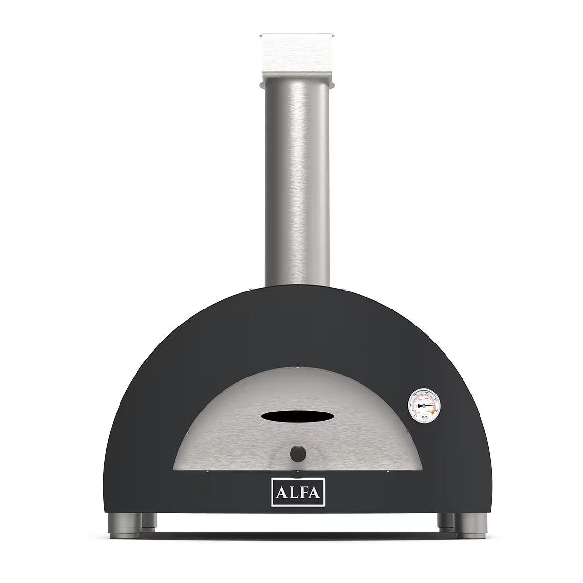 Alfa Forni Gas Pizzaofen Moderno | 1 Pizza | Schiefergrau | Erdgas