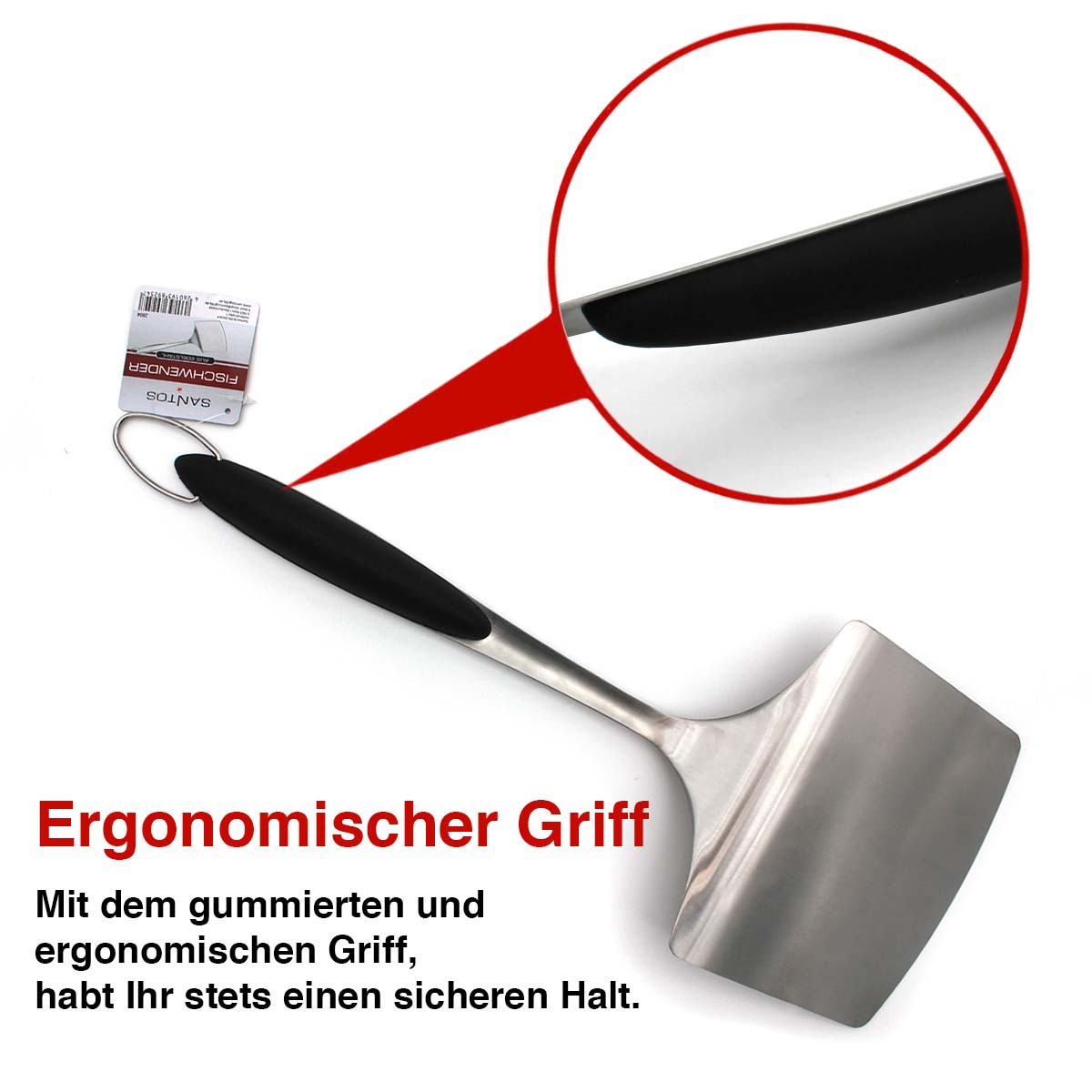 SANTOS Fischwender, Edelstahl SANTOS Fischwender, Edelstahl