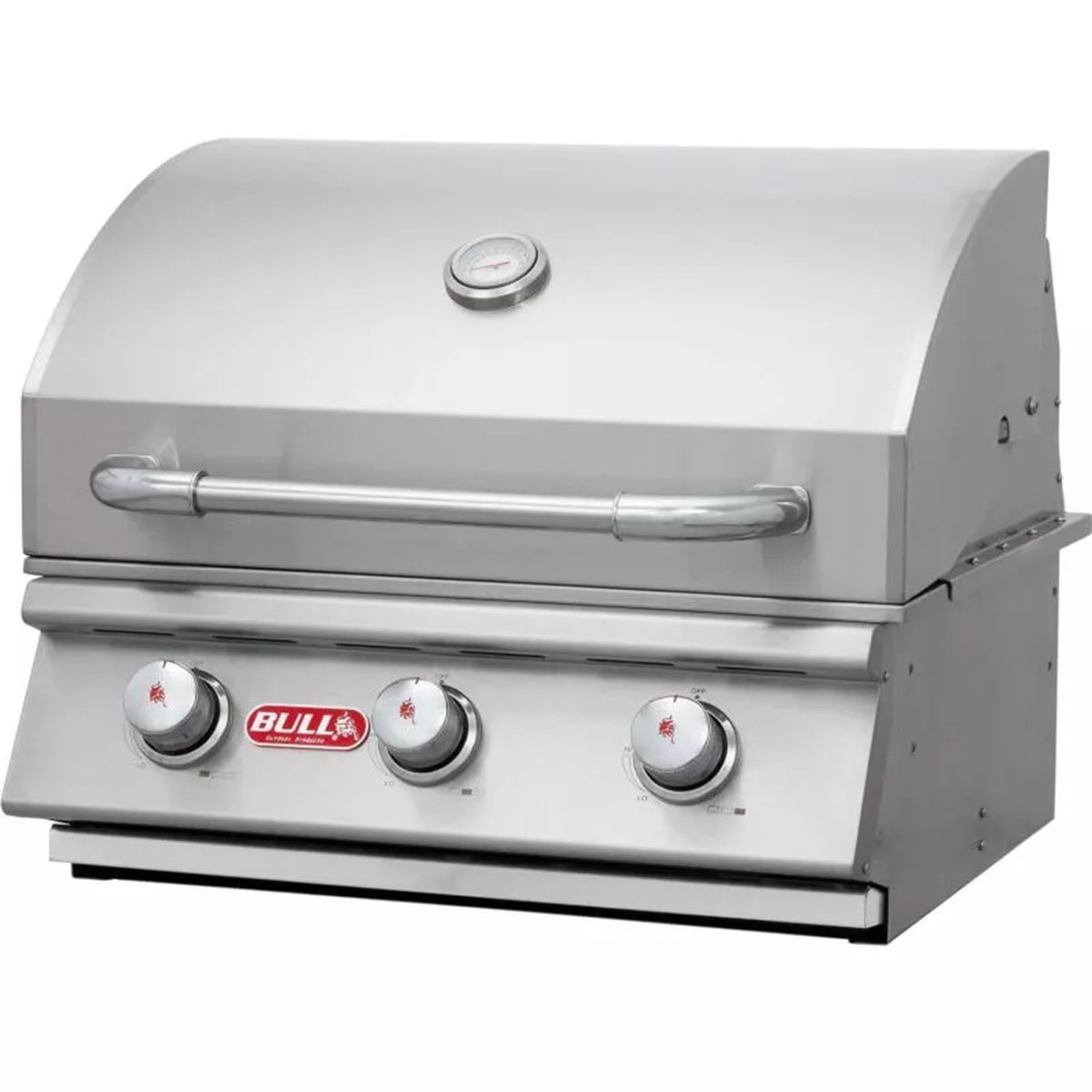 Bull Steer Einbau Gasgrill | 3 Brenner | Edelstahl Bull Steer Einbau Gasgrill | 3 Brenner | Edelstahl