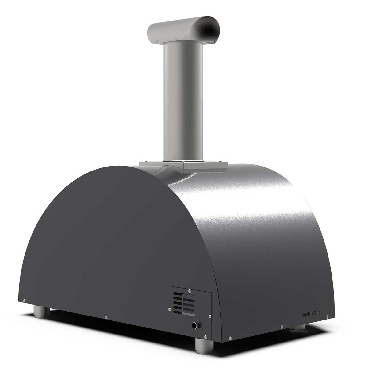 Alfa Forni Gas Pizzaofen Moderno | 3 Pizze | Schiefergrau | Hybrid