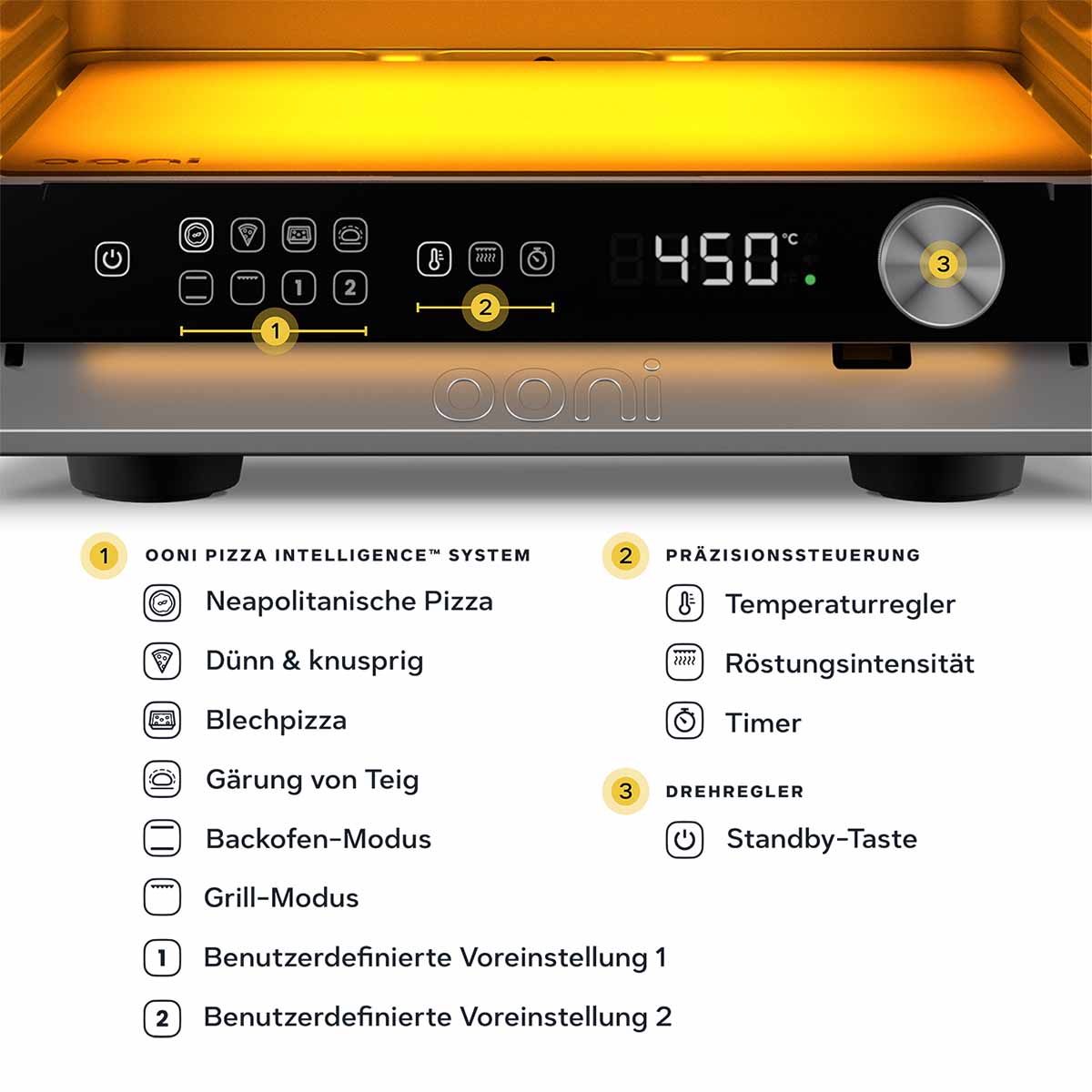 Ooni Volt 2 Elektro-Pizzaofen | Polar White