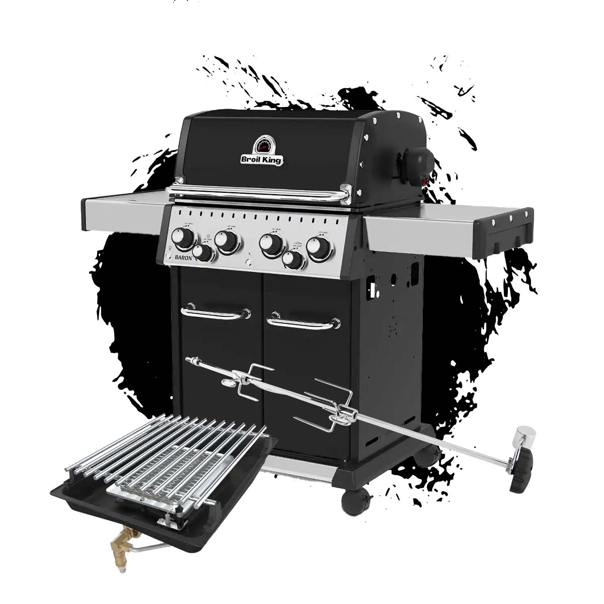 Broil King Baron 490 inkl. Drehspieß & IR Broil King Baron 490 inkl. Drehspieß & IR