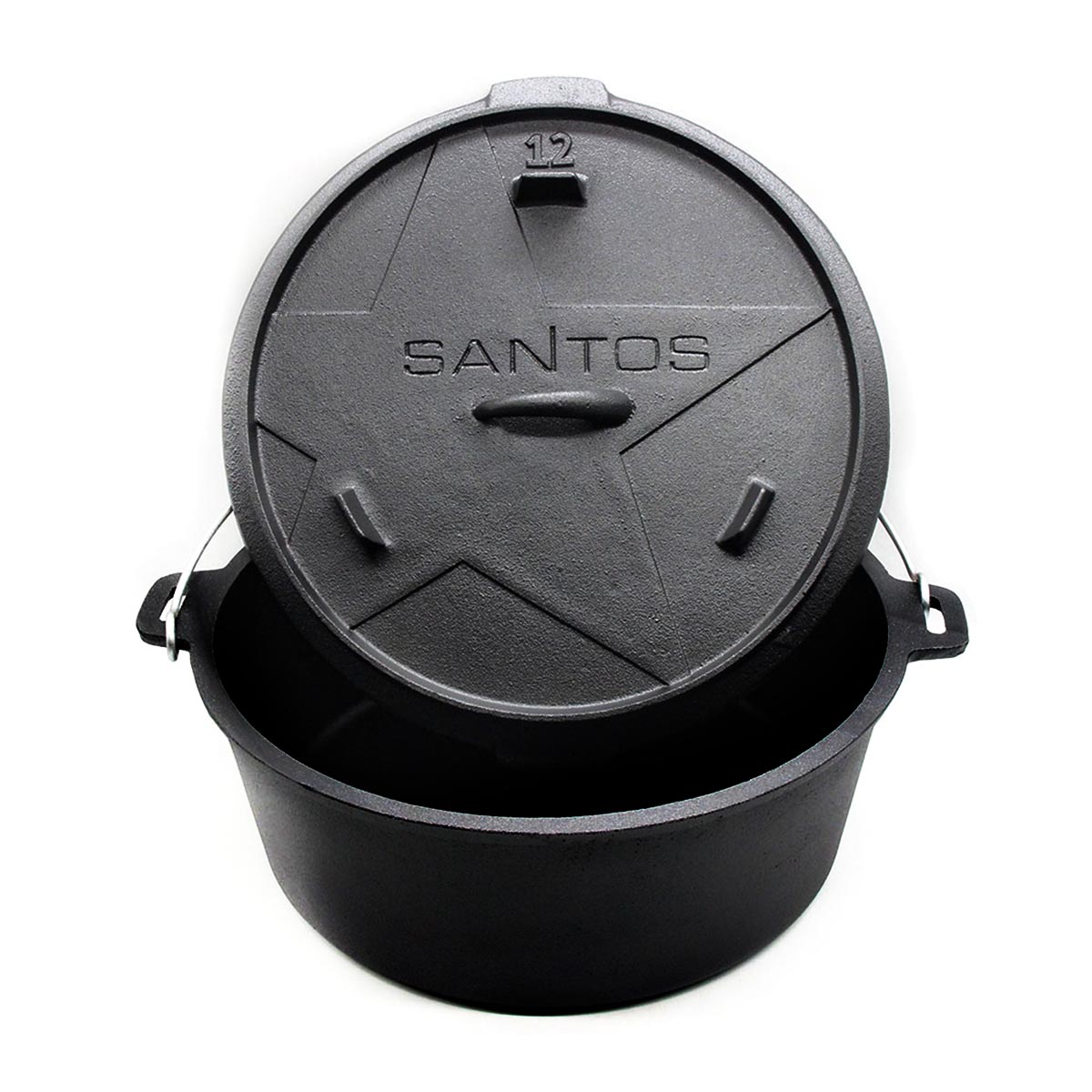 SANTOS Dutch Oven 12qt ohne Füße SANTOS Dutch Oven 12qt ohne Füße