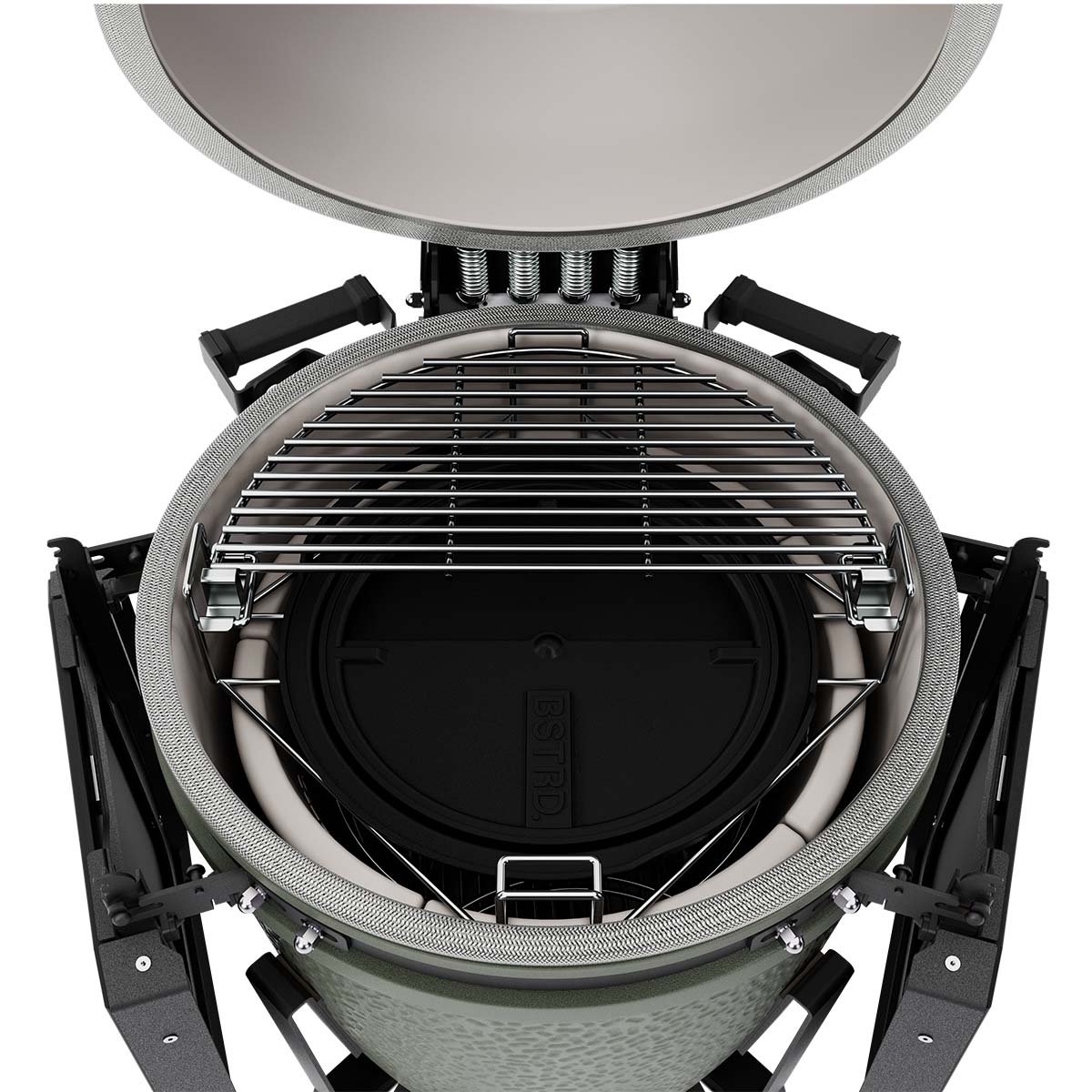 BSTRD. Pro Large Kamado Alpine-Green Fire & Flavor Bundle