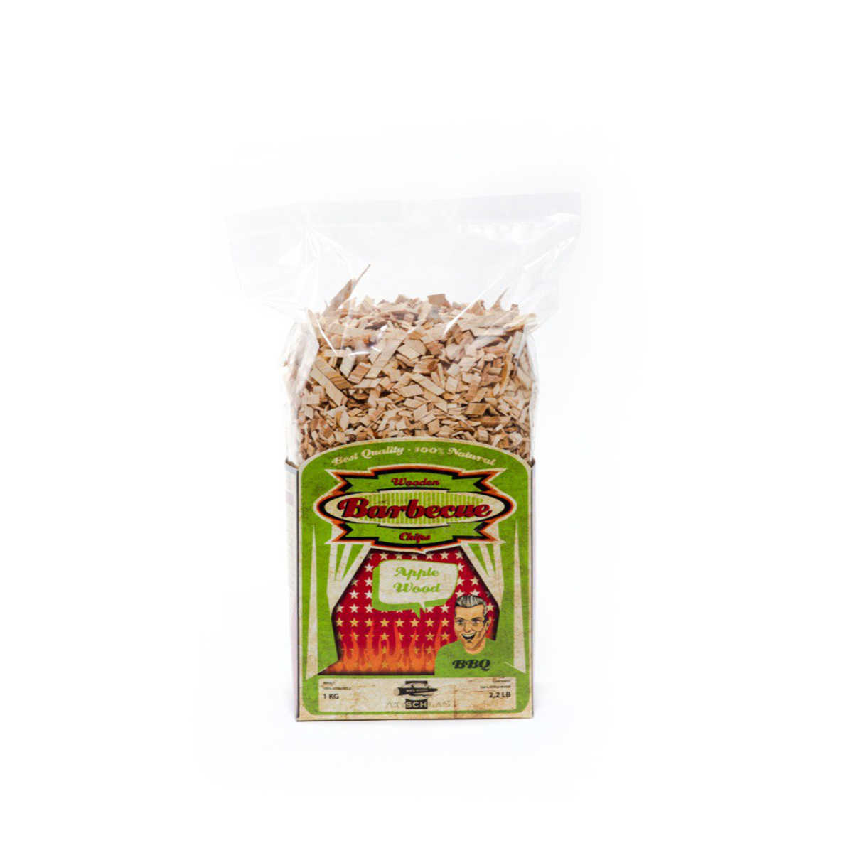 Axtschlag Wood Smoking Chips Apple, 1 kg Axtschlag Wood Smoking Chips Apple, 1 kg