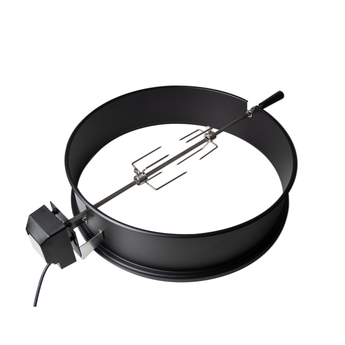 SANTOS Premium Drehspieß Set für Kugelgrill (Ø 57 cm), Black SANTOS Premium Drehspieß Set für Kugelgrill (Ø 57 cm), Black