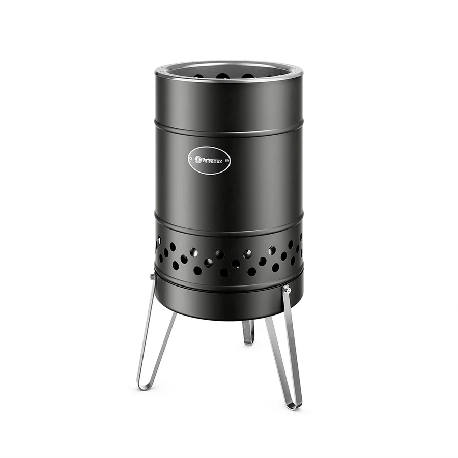 Petromax Pyron Black Edition – Feuertonne für raucharme Lagerfeuer-Atmosphäre