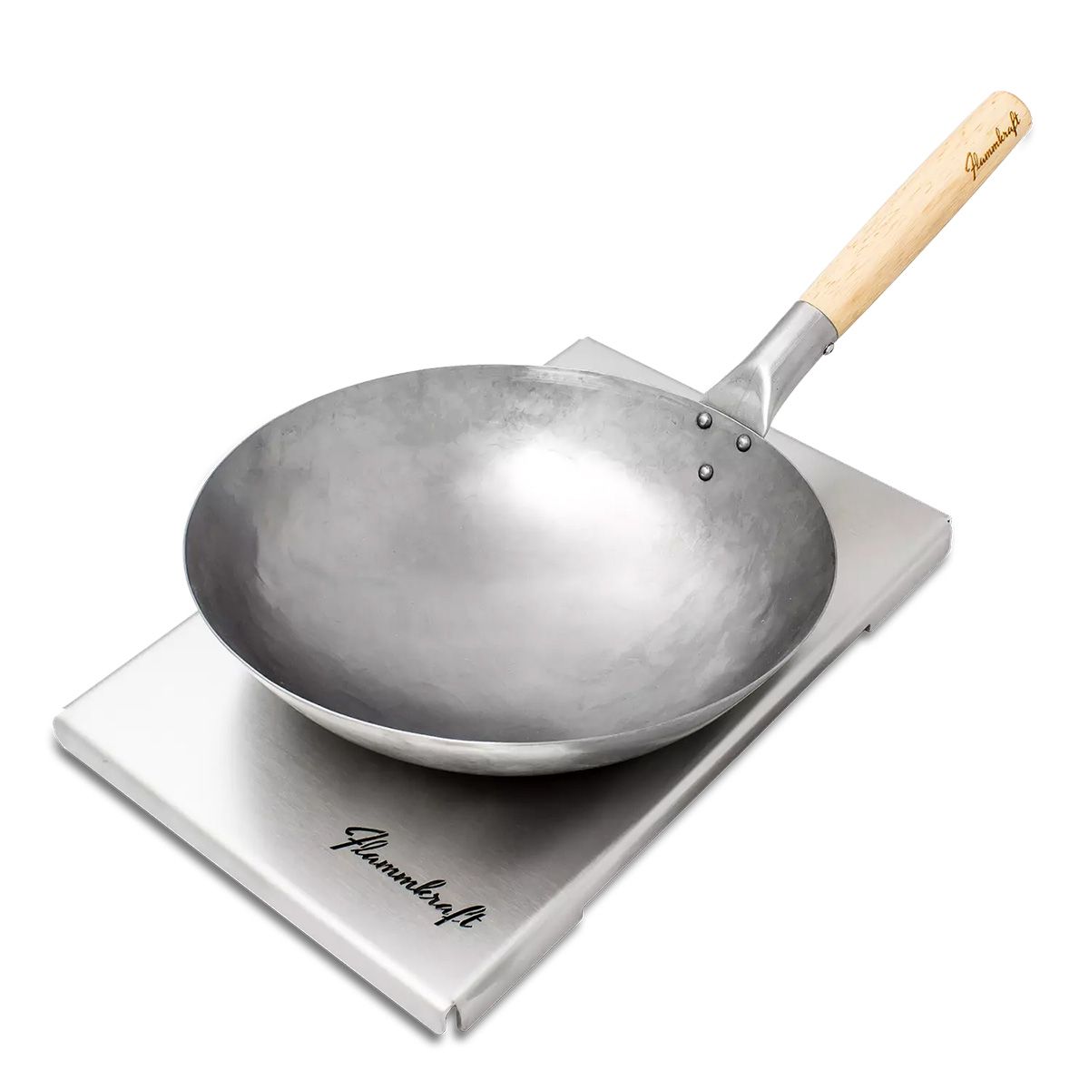 Flammkraft Wok Set für Block Ds, bestehend aus Wok und Wokhalter
