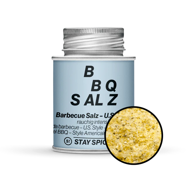 US-Style BBQ Salz, rauchig intensiv, 170ml Schraubdose