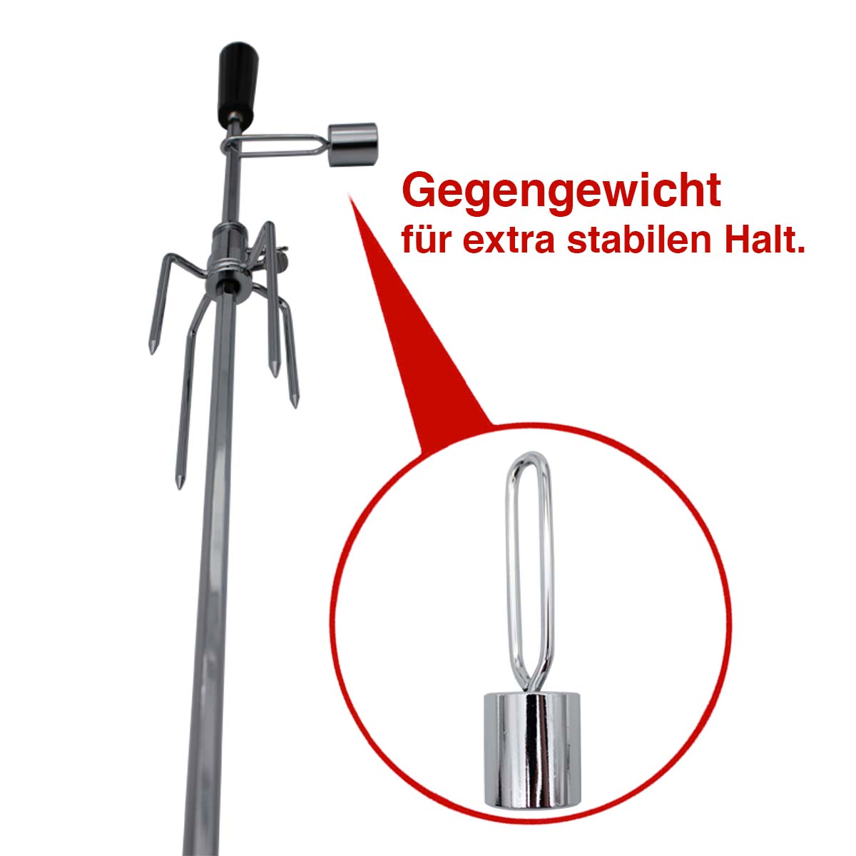 SANTOS Drehspieß für SANTOS M-418, Mali, Fontana, Matumbo SANTOS Drehspieß für SANTOS M-418, Mali, Fontana, Matumbo