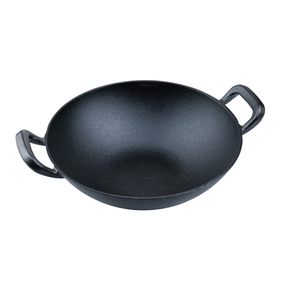 ø32cm Guss-Wok - Wokpfanne 3,52 oder Feuerstelle - für Feuertopf SANTOS Lagerfeuer, - Gas-Grill Gusseisen Grilltopf - Kohle- - - ideal oder kg rund