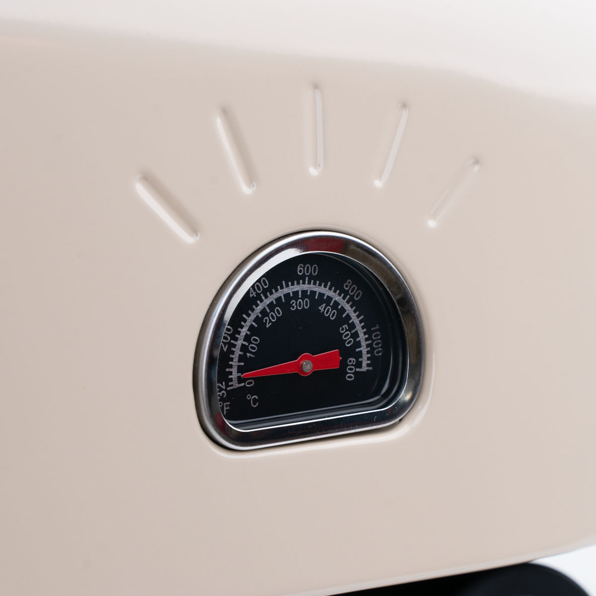 SANTOS O-140 Pizzaofen | ohne Motor | Beige Thermometer
