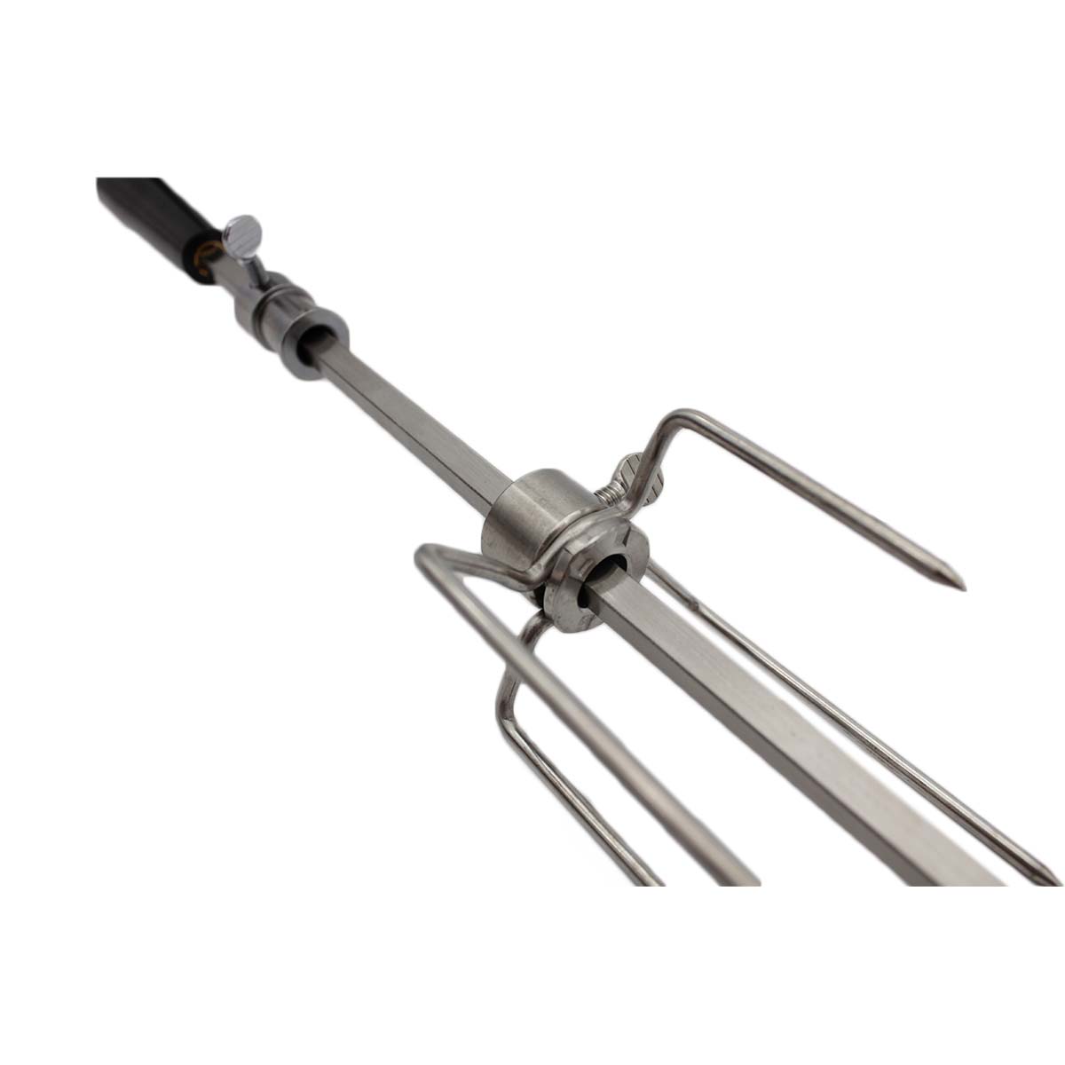 SANTOS Drehspieß Set für Kugelgrill (Ø 57 cm) Edelstahl SANTOS Drehspieß Set für Kugelgrill (Ø 57 cm) Edelstahl