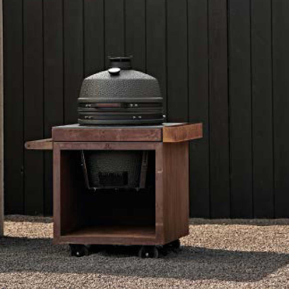 OFYR Kamado Table Corten 75 PRO+ Corten Keramic Dunkelgrau OFYR Kamado Table Corten 75 PRO+ Corten Keramic Dunkelgrau