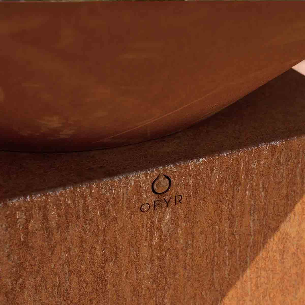 OFYR Feuerplatte Classic+ 100, Corten