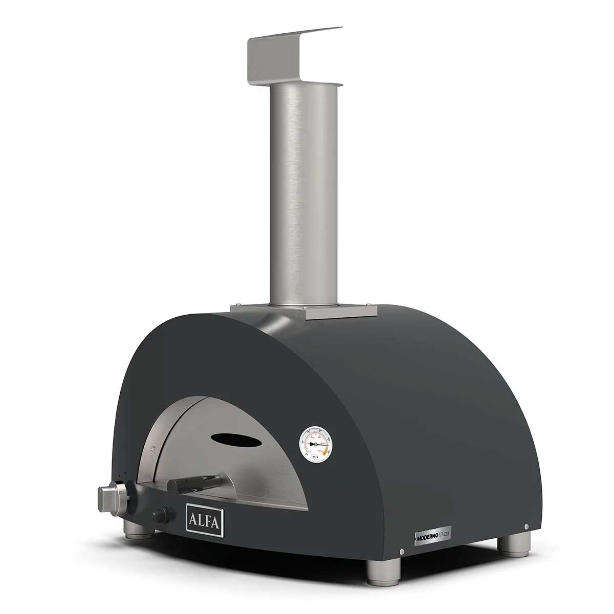 Alfa Forni Gas Pizzaofen Moderno 1 Pizza Schiefergrau | Hybrid Alfa Forni Gas Pizzaofen Moderno 1 Pizza Schiefergrau | Hybrid