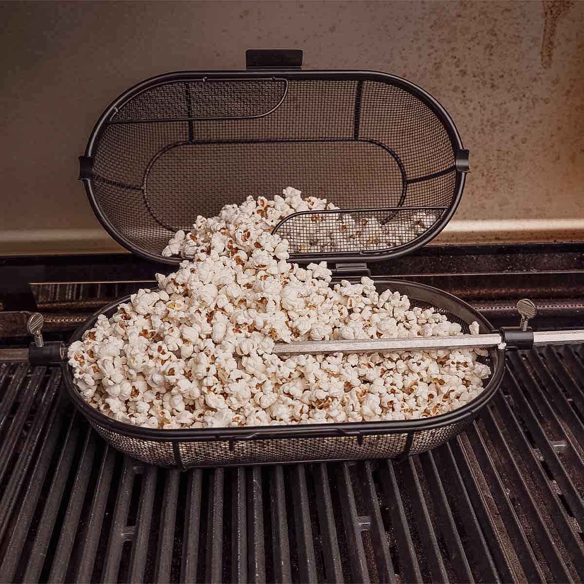 SANTOS Drehspieß-Korb für Drehspieße, Grillkorb, rund SANTOS Drehspieß-Korb für Drehspieße, Grillkorb, rund
