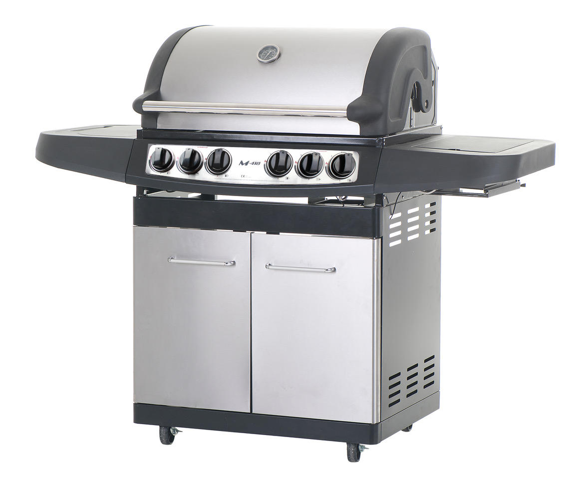 respekt mod sort SANTOS Gasgrill Eden M-418 - 4 Brenner - 800 °C Infrarot Seitenbrenner - Guss-Grillrost & Guss-Grillplatte - Infrarot Heckbrenner - Deckel-Thermometer respekt mod sort SANTOS Gasgrill Eden M-418 - 4 Brenner - 800 °C Infrarot Seitenbrenner - Guss-Grillrost & Guss-Grillplatte - Infrarot Heckbrenner - Deckel-Thermometer