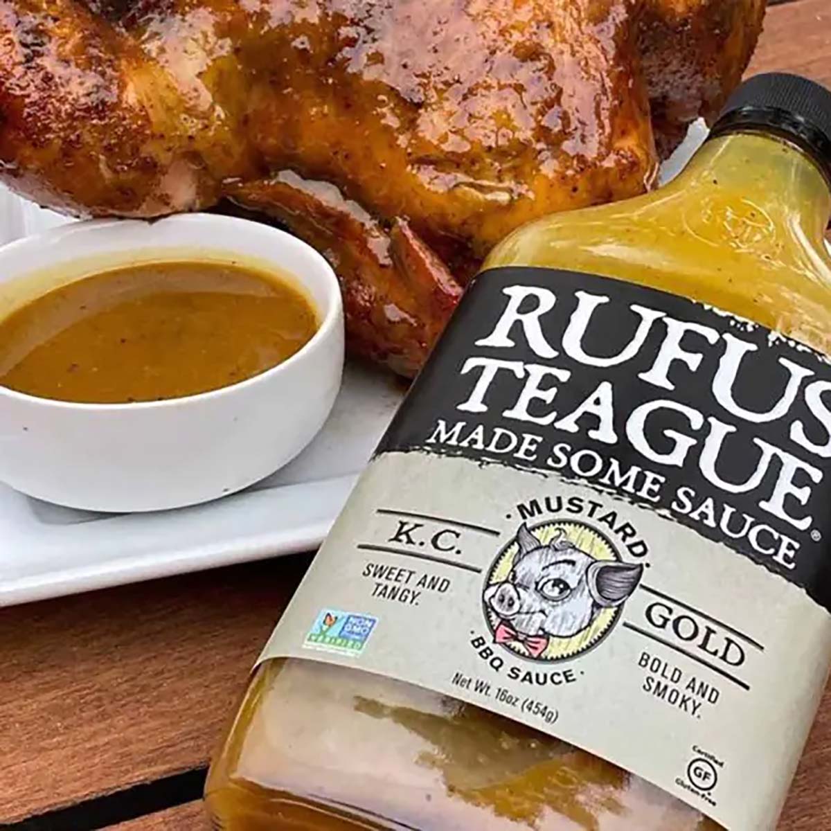 Rufus Teague | KC Gold Mustard BBQ-Sauce| 397 g