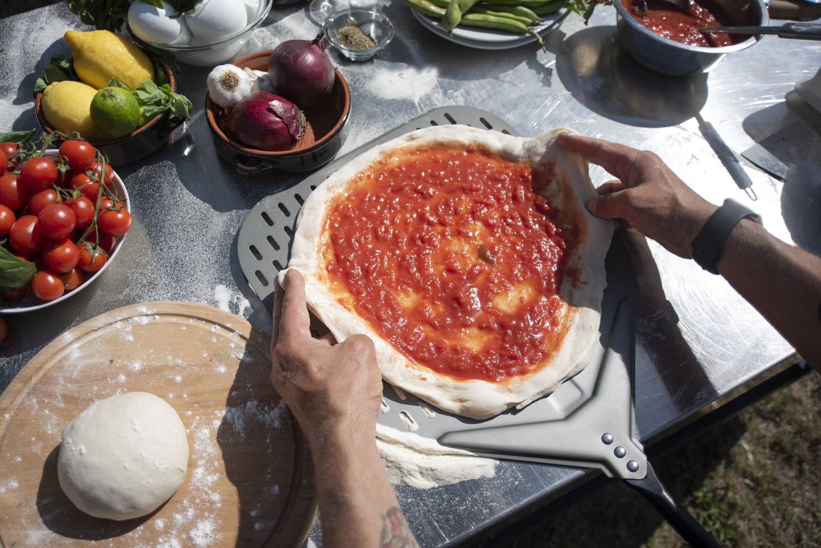 Pizza-Schaufel Extra Groß Ø 40 cm