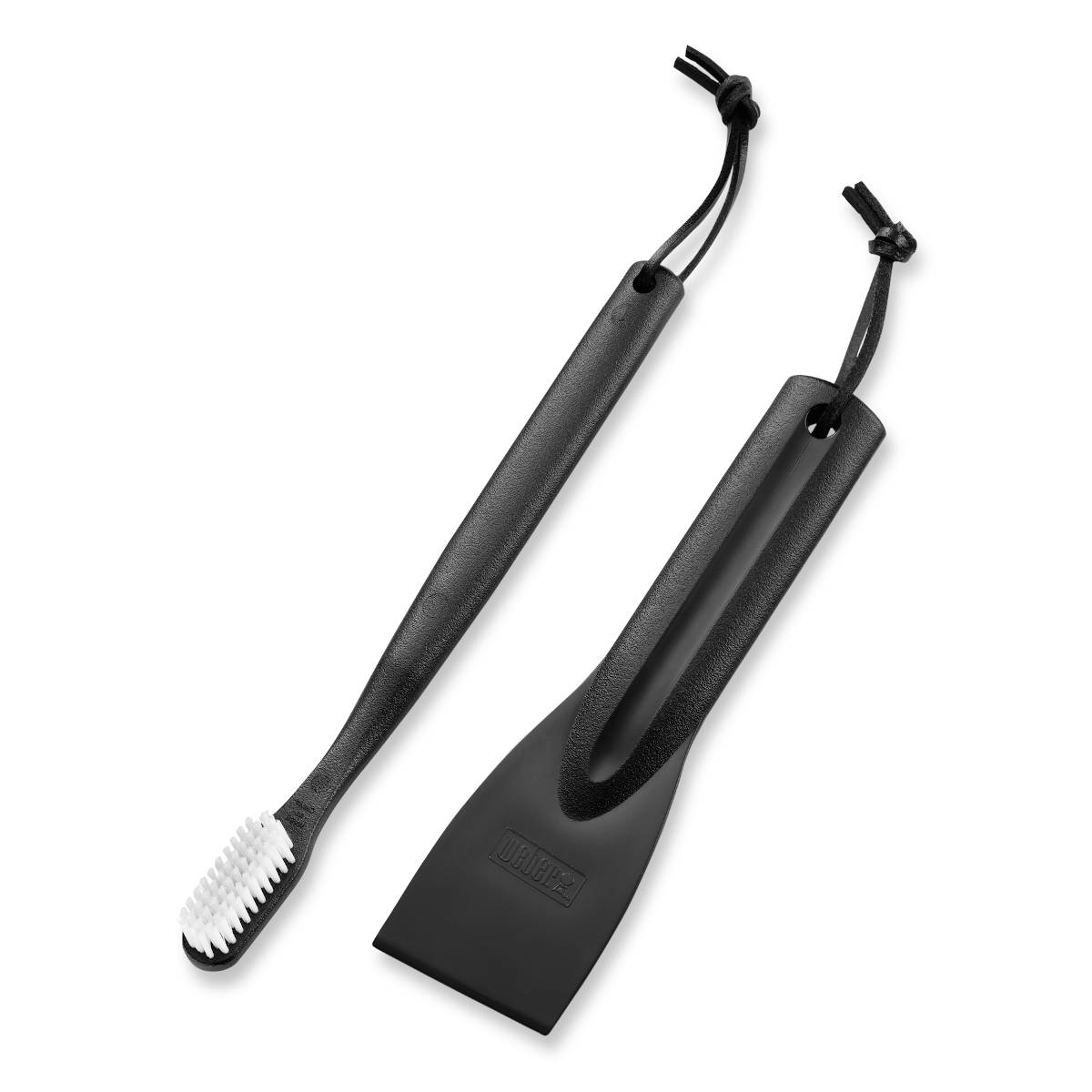 Weber Reinigungs-Set, 2-teilig Spachtel und Bürste für die Reinigung der Gasgrill Garkammer von Weber