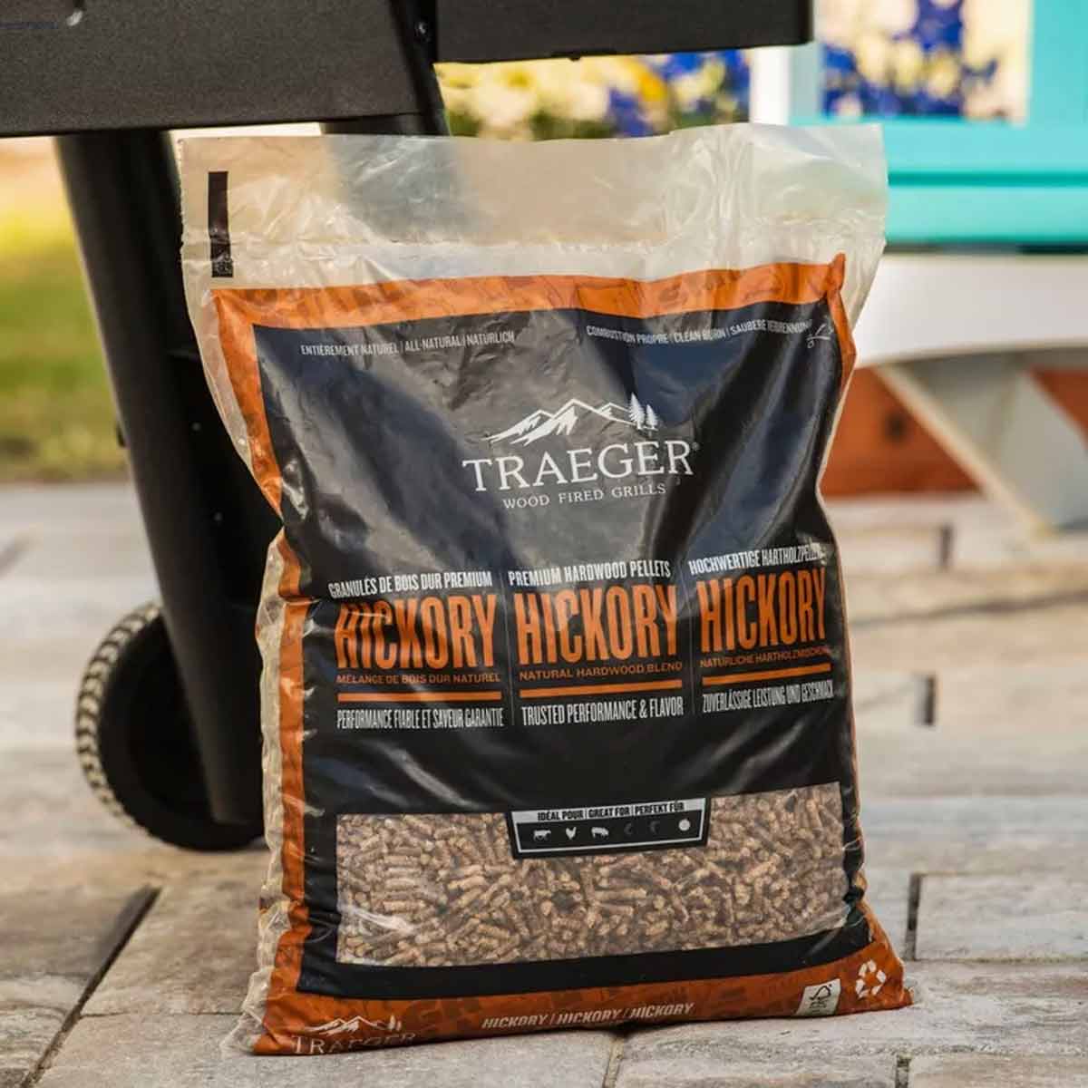 Traeger Hartholz Pellets Hickory | 9 kg | FSC Traeger Hartholz Pellets Hickory | 9 kg | FSC