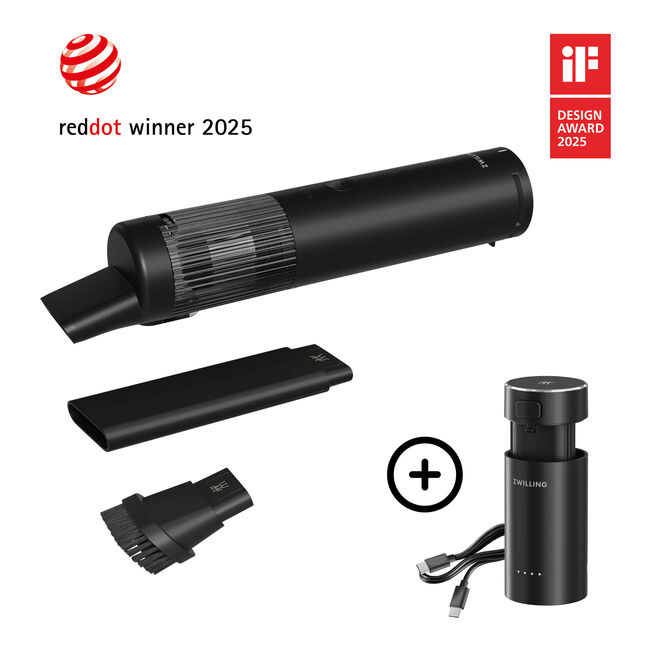 ZWILLING XTEND Cordless Handheld Vacuum Cleaner Starter Set